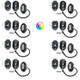Polaris Ranger 187 Style Rock Lights With Control Harness by 5150 Whips